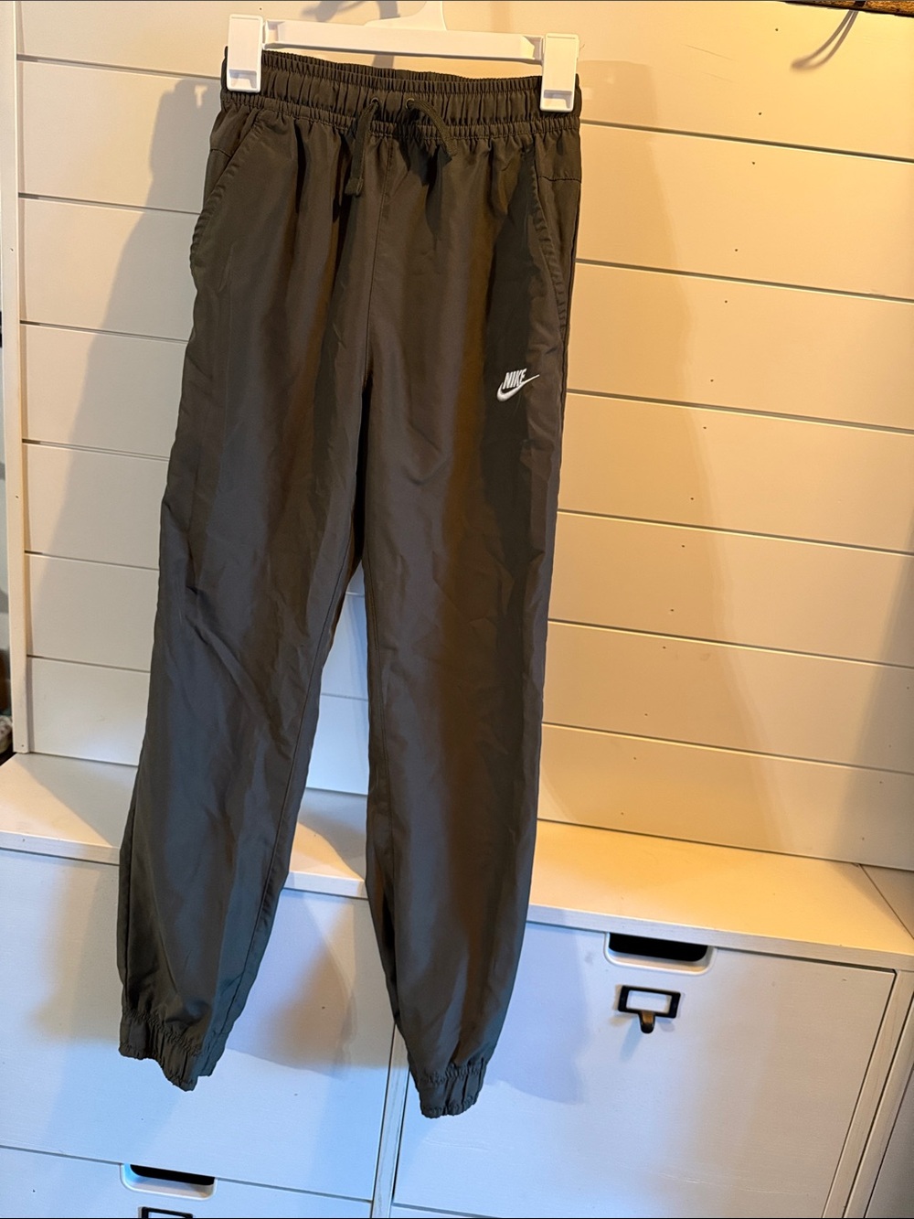 Nike Kids Olive Green Lightweight Joggers